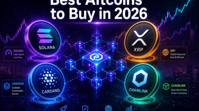 Best altcoins to buy in 2026 - cryptocurrency coins with blockchain network and investment growth