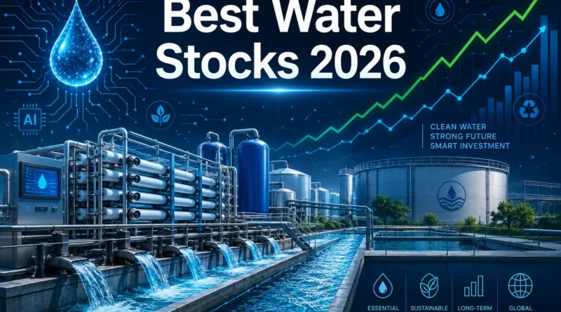 Best water stocks 2026 - water treatment infrastructure with AI elements and investment growth