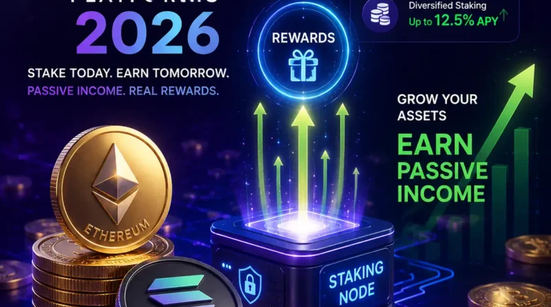 Best crypto staking platforms 2026 - cryptocurrency coins with staking rewards and passive income elements