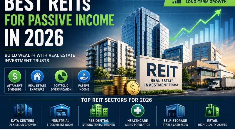 Best REITs for Passive Income in 2026: Top Real Estate Investments for Long-Term Income