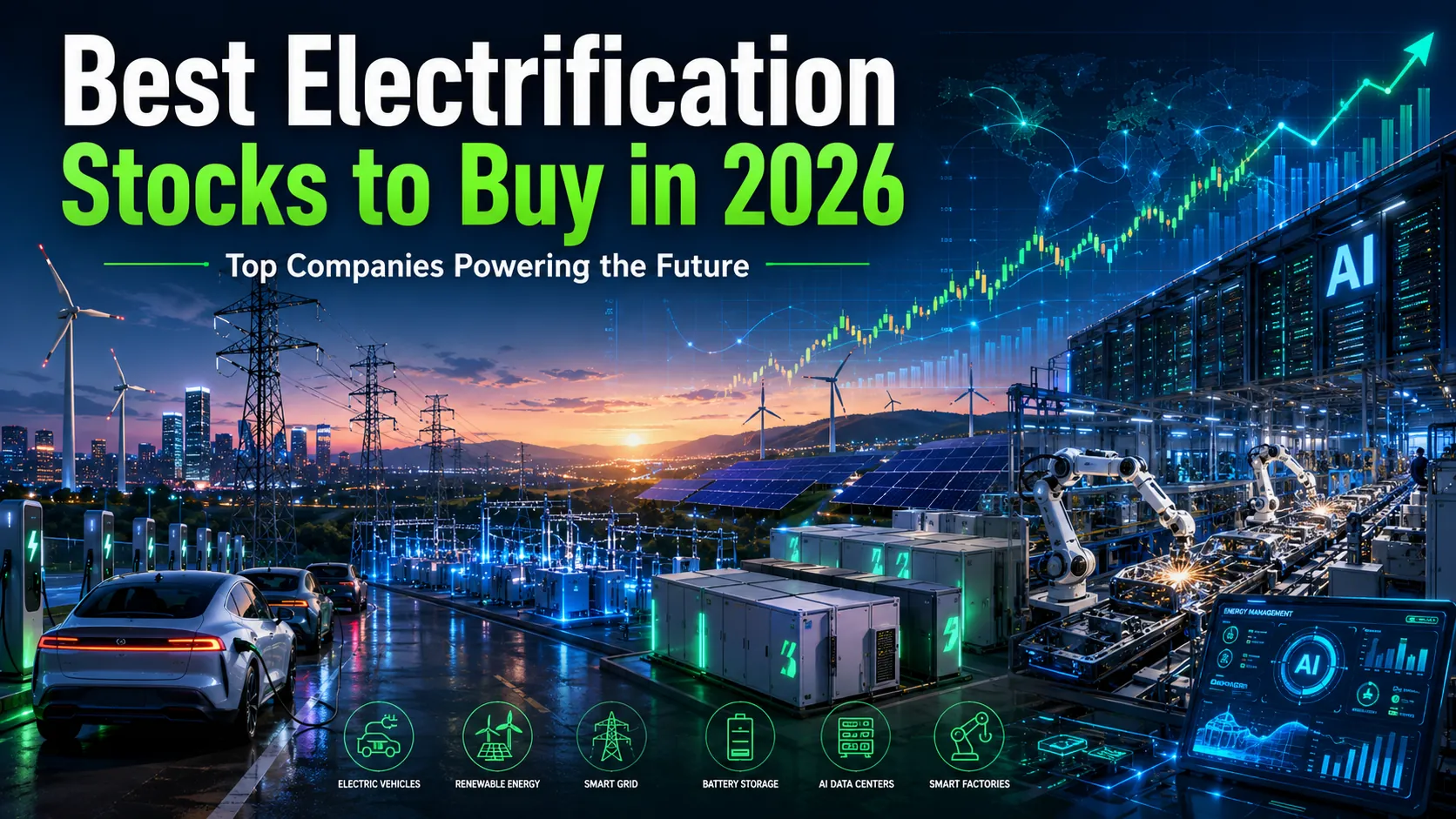 Best Electrification Stocks to Buy in 2026 (Top Companies Powering the Future)