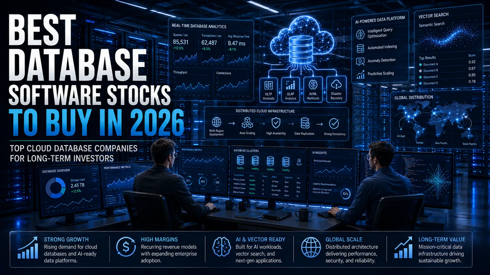 Best Database Software Stocks to Buy in 2026 (Top Cloud Database Companies)