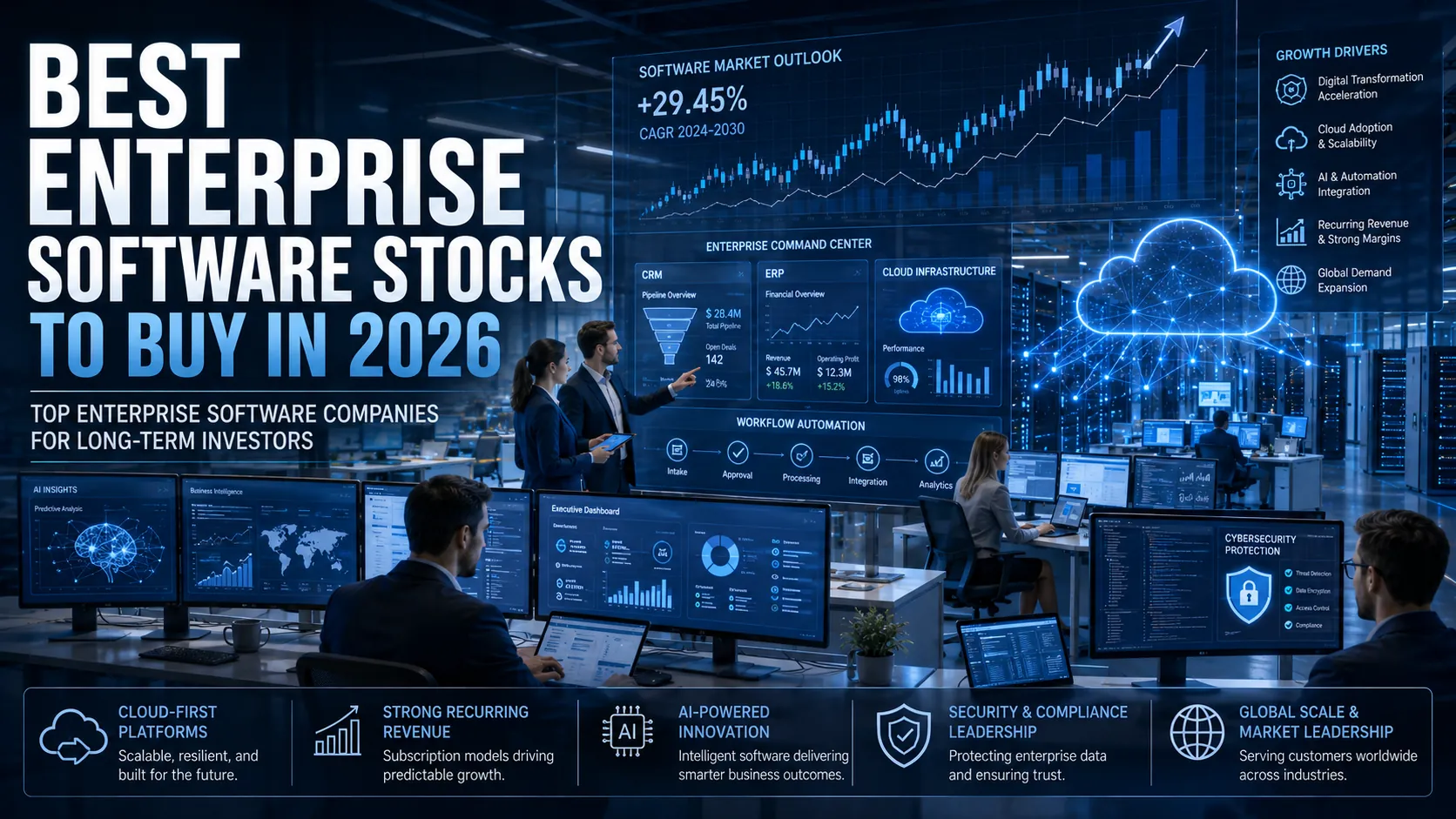 Best Enterprise Software Stocks to Buy in 2026 (Top Enterprise Software Companies for Long-Term Investors)